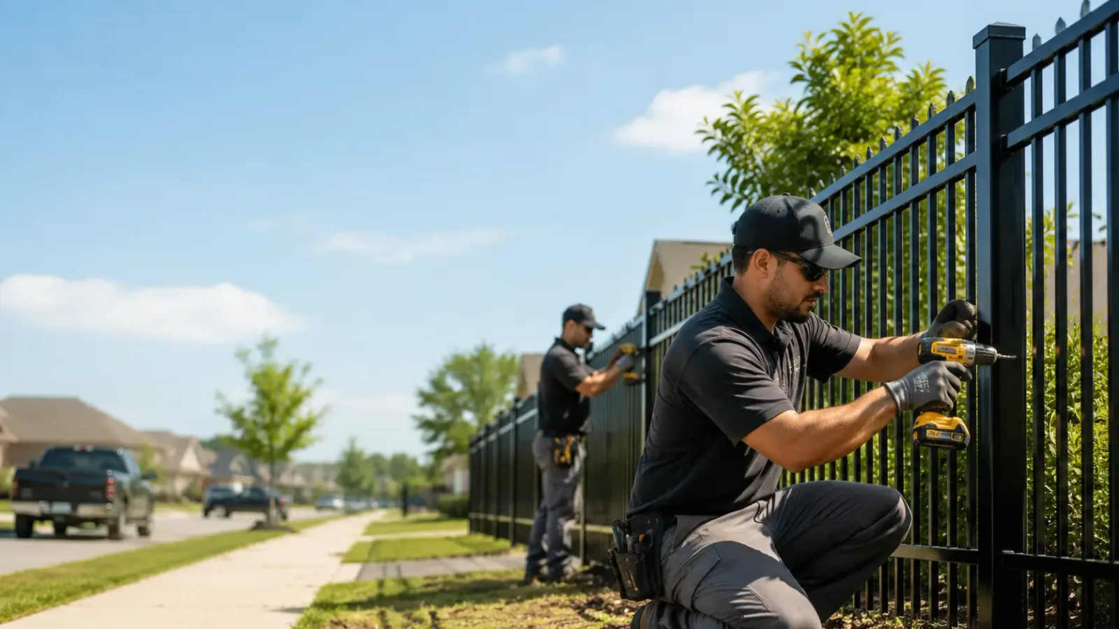 Metal Fence Installation in Hudson, WI